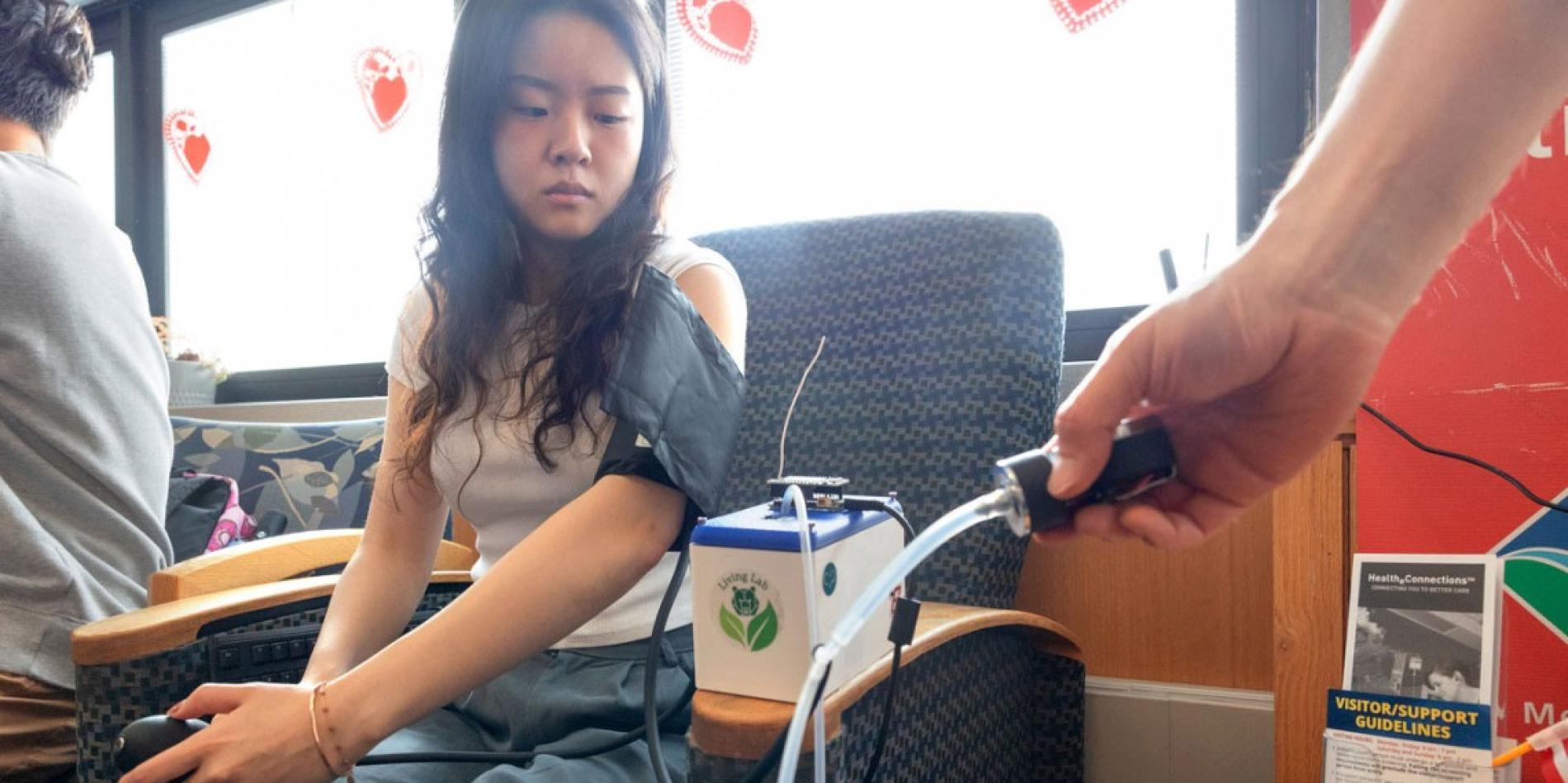 Students transmit health care data without cell service, internet