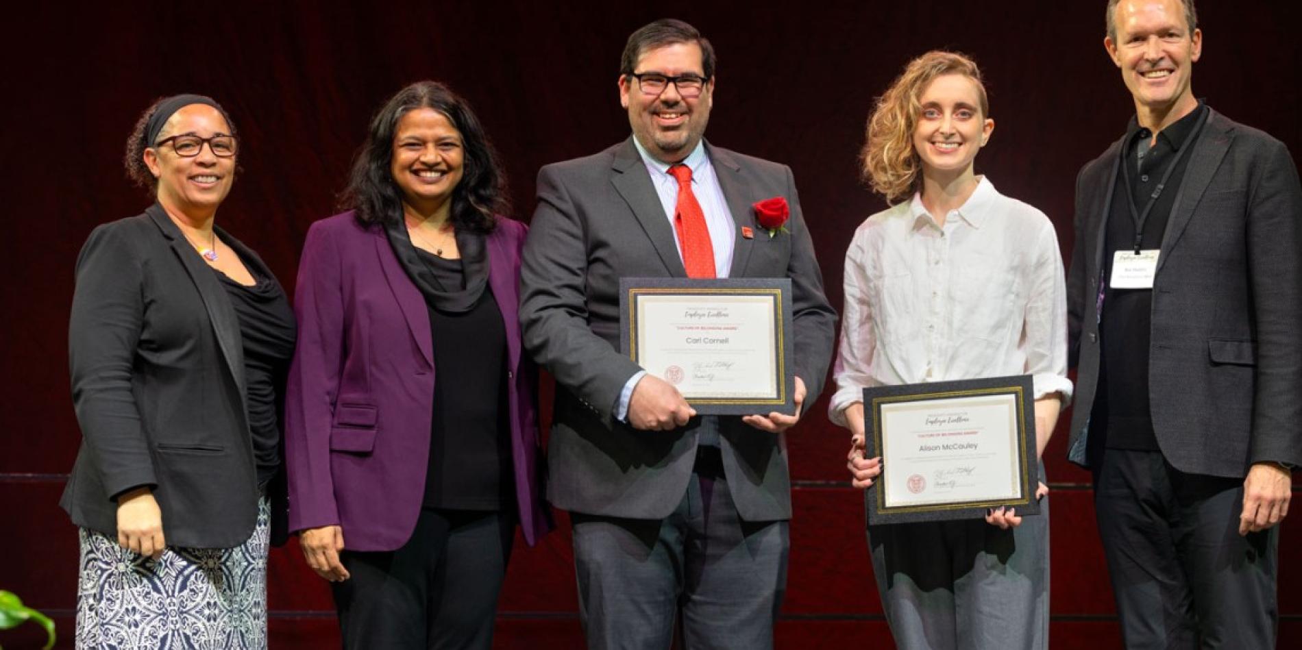 Carl Cornell among the Employee Excellence Award winners