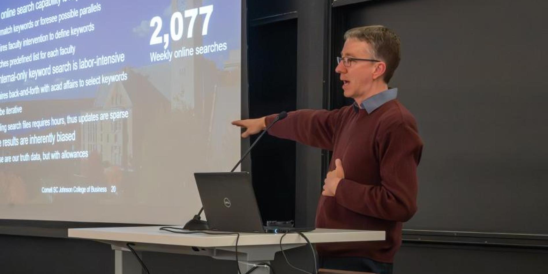 Dean Meloney, Academic Affairs, Cornell SC Johnson College of Business.