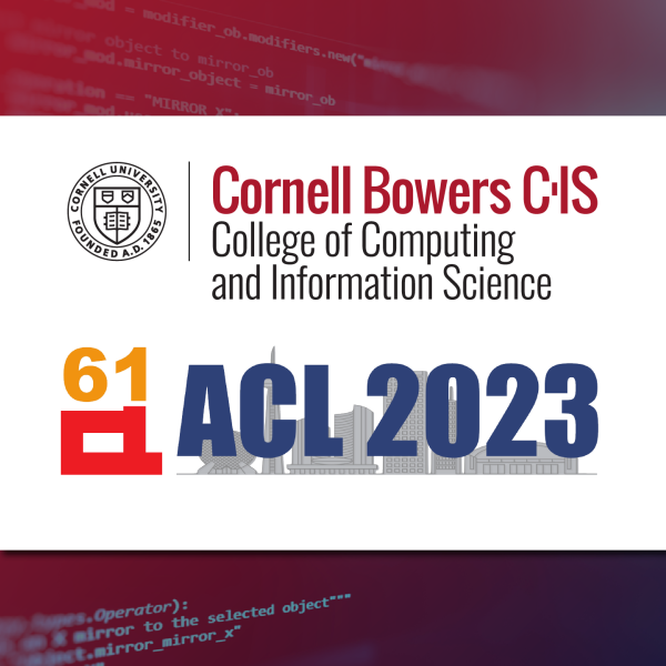 Bowers CIS research shines at ACL 2023