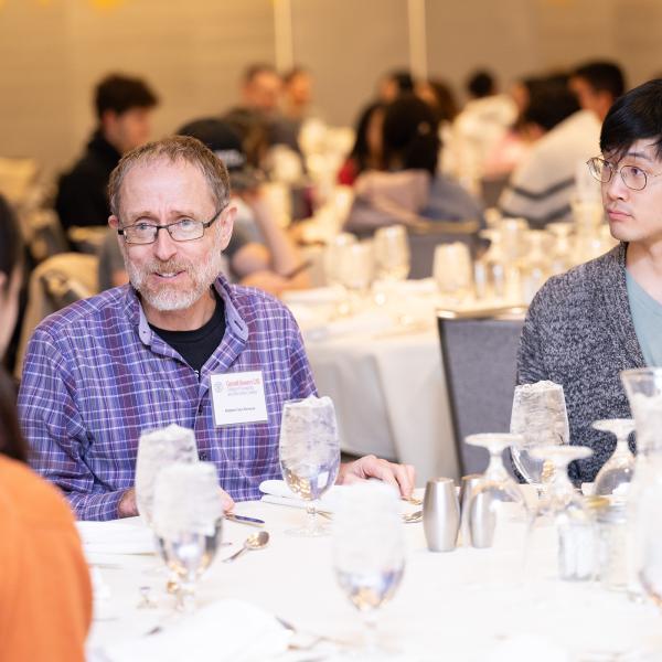 Students and Cornell Bowers CIS faculty connect at Dinner with the Deans