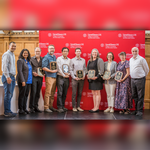 10 pioneering faculty receive Cornell Bowers CIS excellence awards
