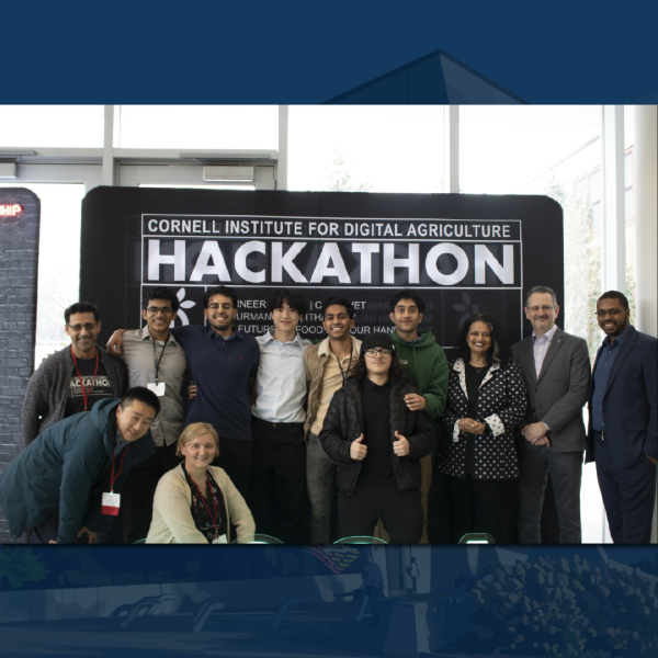 Freshmen win top prize at digital ag hackathon