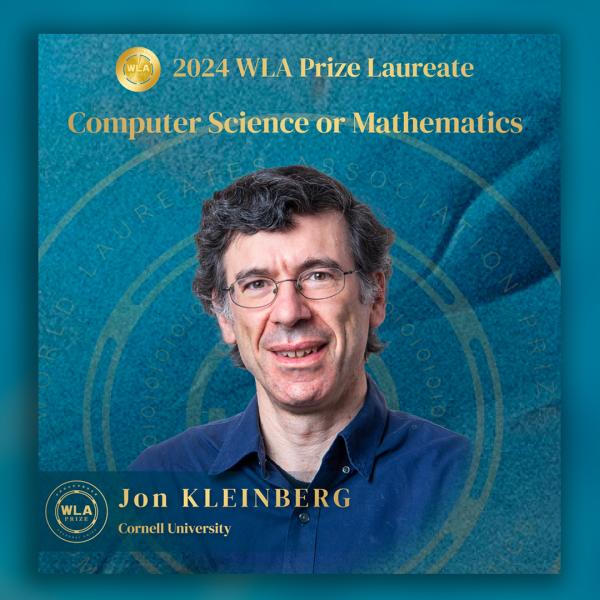 Kleinberg receives World Laureates Association Prize