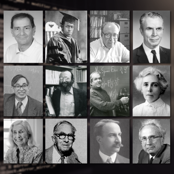 collage of black and white photos of leaders in math and statistics (all pulled from article)