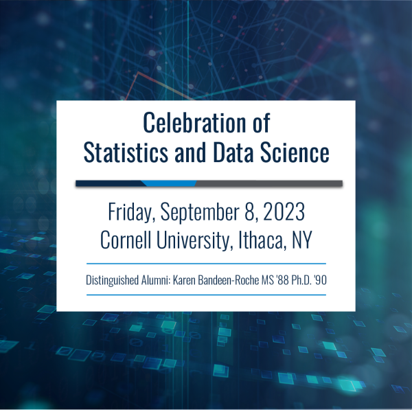 6th Celebration of Statistics and Data Science scheduled for September 8