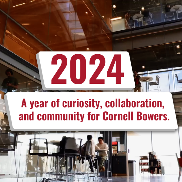 Cornell Bowers reflects on 2024 and looks ahead to 2025