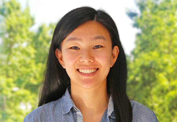 Color portrait of Angelina Wang