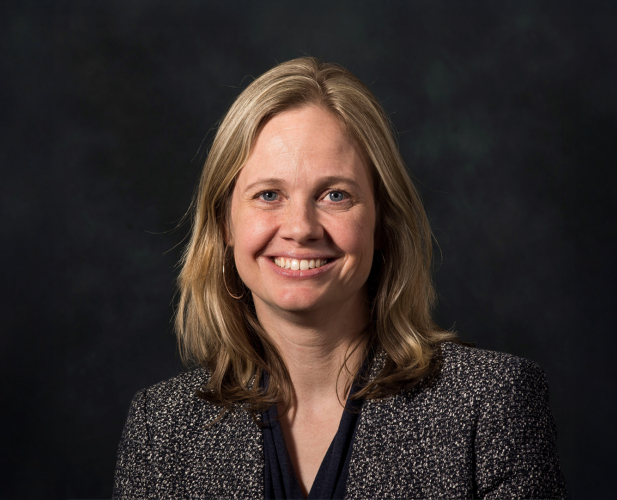 A color photo of Ingrid Jensen