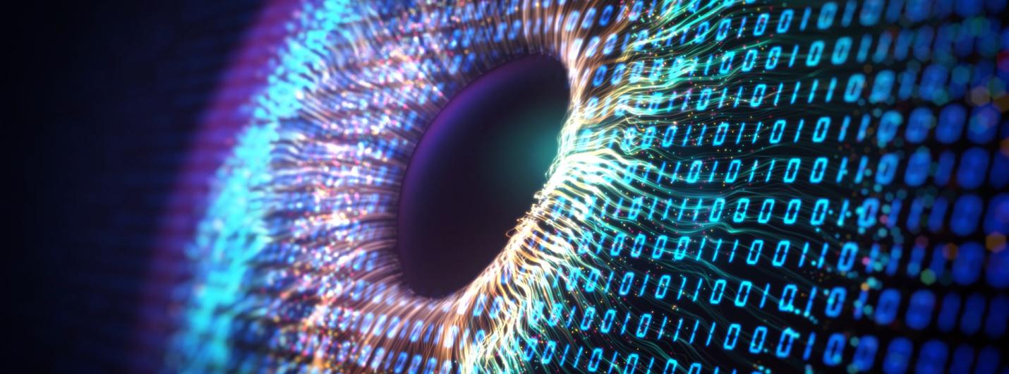 colorful data sets and code aligned in a circle 